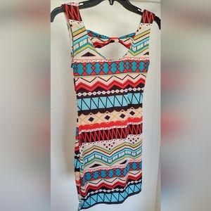 Pattern Mini dress